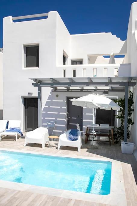 White Nadora Naxos Villa Agia Anna  Extérieur photo